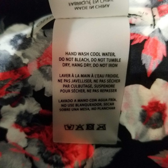 Onia Black Small Floral Allegra Bandeau Bikini Top - Picture 5 of 6